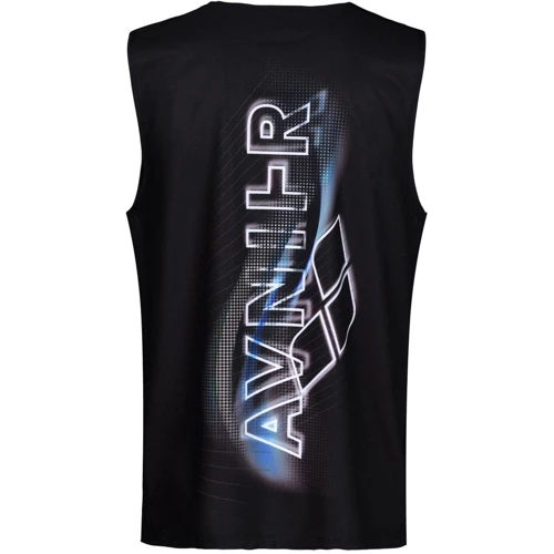 Спортивні футболки Arena Avnier Sleeveless Shirt 003215-500 M чорна з принтом фото 7