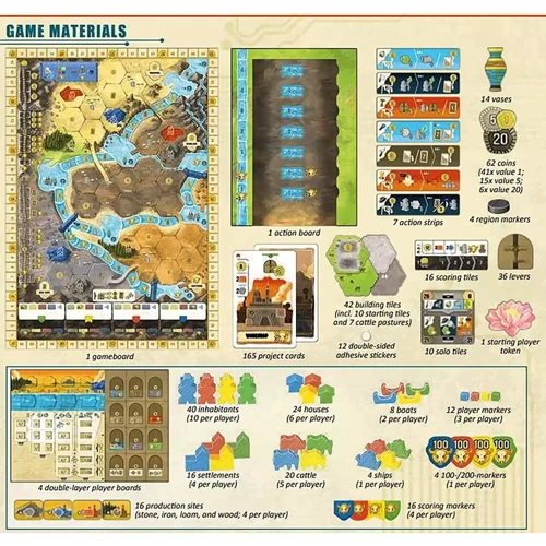 Настольная игра Capstone Games Boonlake - EN НА АНГЛИЙСКОМ ЯЗЫКЕ фото 8