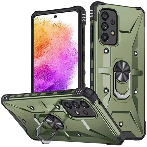 Чехол для телефонов Mobile Case Pathfinder Ring Army Green for Samsung A135 Galaxy A13 4G / A23 4G / M13 4G / M23 5G / A04s