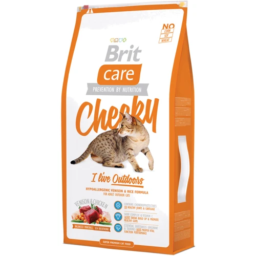 Сухий корм для кішок живуть на вулиці Brit Care Cheeky I am Living Outdoor 7 кг (8595602505661)