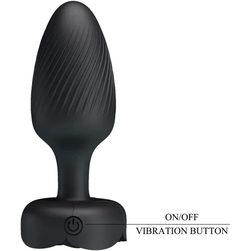 Анальная пробка с вибрацией и подсветкой LYBAILE Pretty Love Varian 2 (BI-040182)