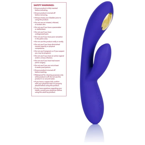 CalExotics Impulse Estim Dual Wand электростимулятор кролик с вибрацией, 12x3.25 см