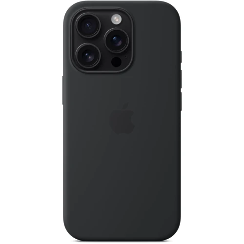 Чехол для iPhone Apple iPhone 16 Pro Silicone Case with MagSafe - Black (MYYJ3ZM/A): Тип чехла накладка на заднюю часть