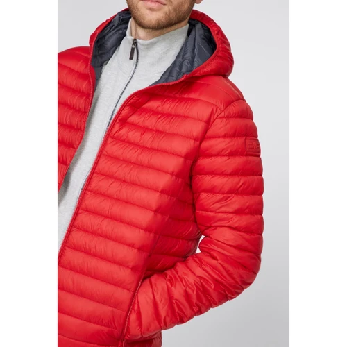 Куртка CMP Man Jacket Fix Hood Blood 30K2747-C929 52 красная демисезонная с капюшоном: Длина рукава Длинный