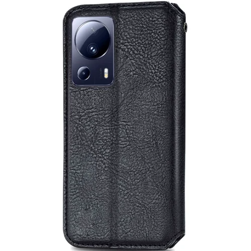 Чехол для телефонов Mobile Case Getman Cubic Black for Xiaomi 13 Lite: Материал искусcтвенная кожа и термополиуретан