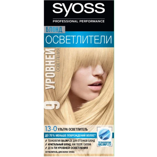 SYOSS Освітлювач 13-0 Ультра освітлювач 135 ml: Класифікація Мас-маркет