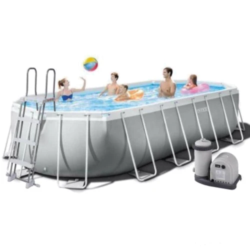 Бассейн каркасный Intex 26798 NP, 610x305x122 см (насос-фильтр 5678 л/ч, лестница, тент, подстилка, в коробке) фото 1
