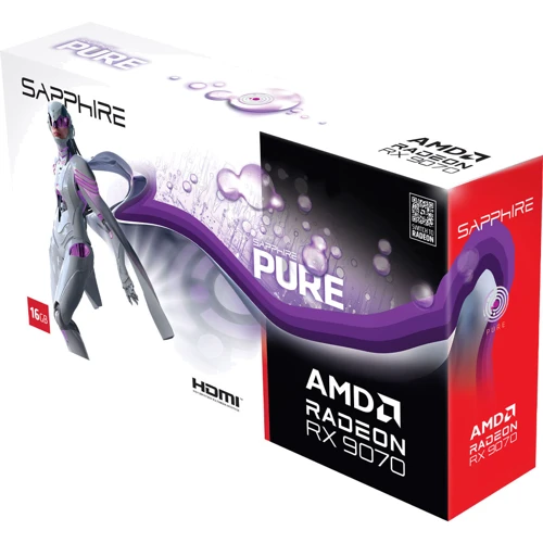 Видеокарта SAPPHIRE PURE AMD Radeon RX 9070 (11349-02-20G): Назначение Геймерские