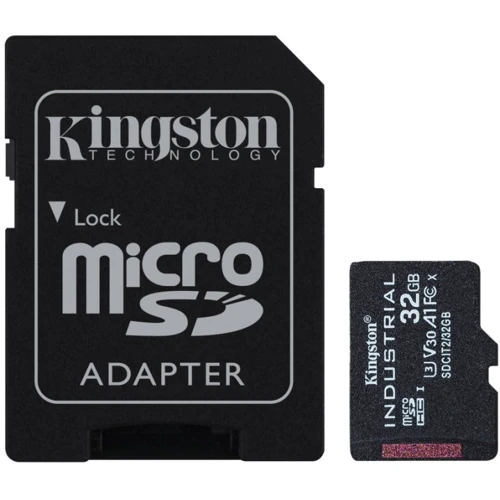 Карта пам'яті Kingston 32GB microSDHC class 10 UHS-I V30 A1 + adapter (SDCIT2/32GB)