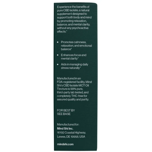 Масло Mind Shi CBD Oil Isolate 2000 mg Orange - 10 ml