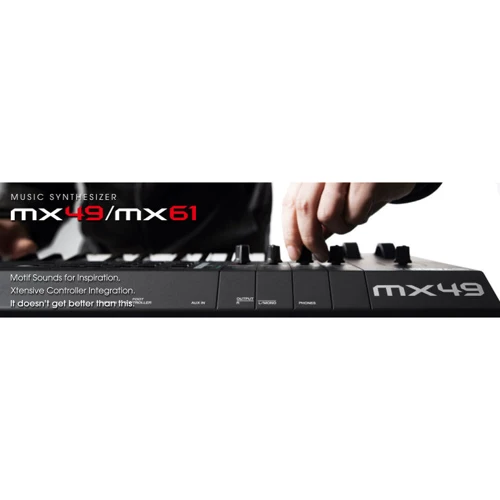 Синтезатор YAMAHA MX49: Тип клавіатури Динамічна механіка