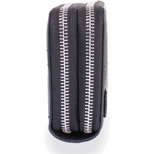 Чоловічий гаманець ST Leather Accessories чорний (NST127-black): Формат гаманця горизонтальний
