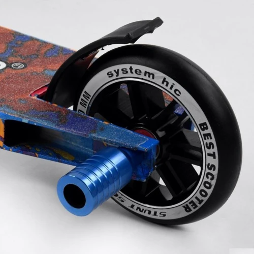 Самокат трюковый Best Scooter синий (78107): Материал колес полиуретан