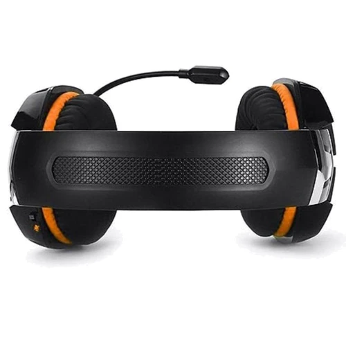 Наушники REAL-EL GDX-7700 SURROUND 7.1 black-orange: Тип крепления оголовные