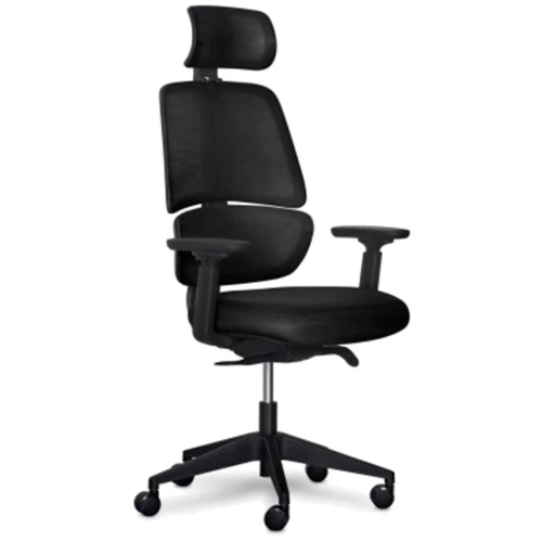 Офисное кресло Mealux Leo Air Plus Black (Y-546 KB): Тип для персонала