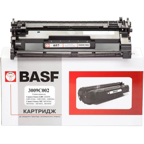 Картридж BASF Canon 057, 3009C002 Black (BASF-KT-CRG057-WOC)