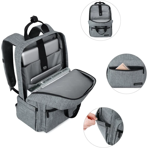 Сумка для ноутбука Bagsmart 14" ALTADENA Grey (BM0140004A008) фото 6