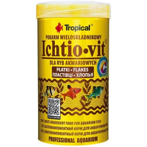 Корм для аквариумных рыб Tropical Ichtio-vit в хлопьях 500 мл (5900469770054)