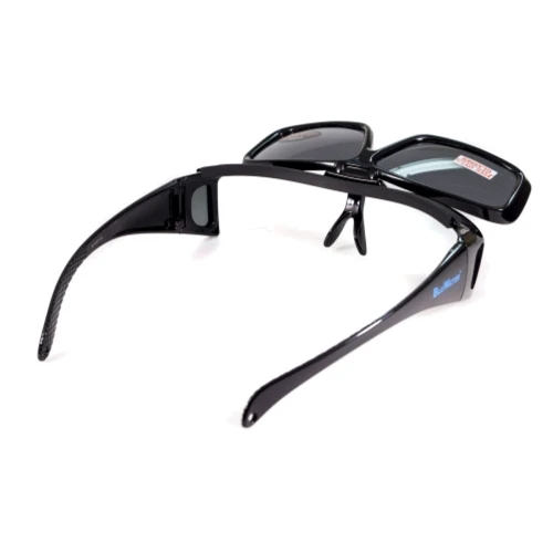 Спортивные очки Очки поляризационные BluWater Flip-IT Polarized (gray) серые (4ФЛИП-20П) фото 6