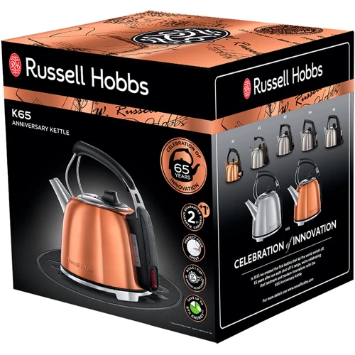 Електрочайник Russell Hobbs 25861-70 K65 Anniversary Copper: Колір бронзовий