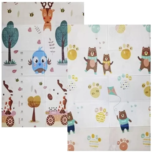 Игровой Двусторонний коврик 4 вида 120х180х0.8 см в сумке (K6601): Размер, см 120х180