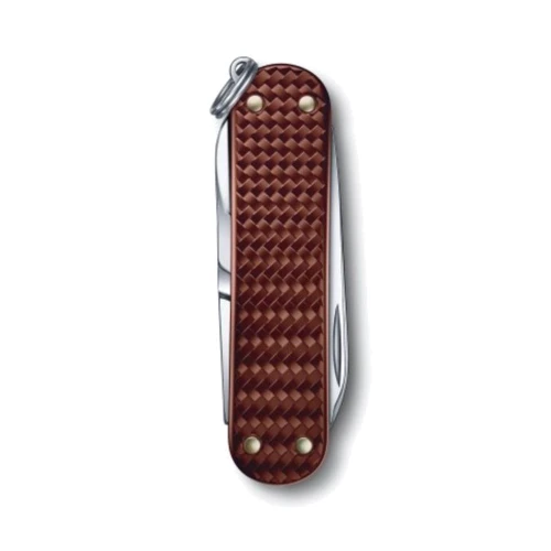 Мультитул Victorinox Classic SD Precious Alox Hazel Brown 58мм/5функцій/рифлений коричневий (0.6221.4011G): Кількість інструментів 5