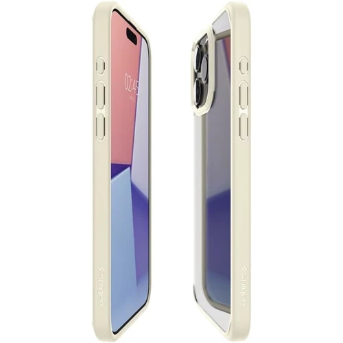 Чехол для iPhone Spigen Crystal Hybrid Sand Beige (ACS06448) for iPhone 15 Pro Max: Цвет бежевый