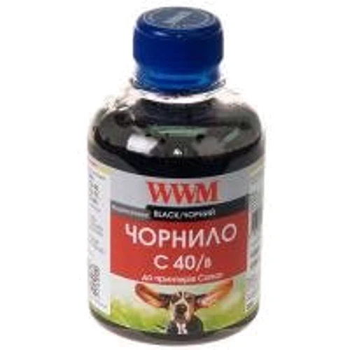 Чернила WWM CANON PG40/50/PGI5Bk, black (C40/B)
