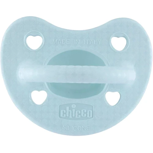 Пустышка силиконовая Chicco PhysioForma Luxe 2-6 месяцев голубая 1 шт (73011.36.00) (8058664171965)