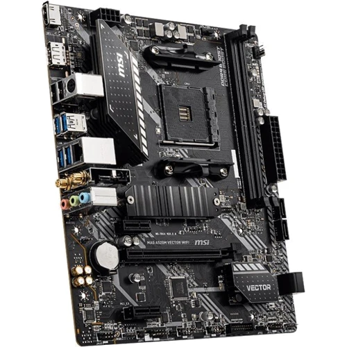 MSI MAG A520M VECTOR WIFI: Разъемы на плате PCI Express x1, SATA 3.0, M.2