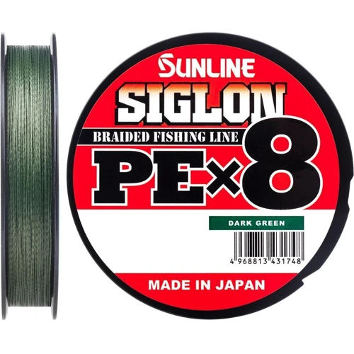 

Шнур Sunline Siglon Pe х8 300m (темн-зел.) #0.6/0.132mm 10lb/4.5kg (1658.10.40)