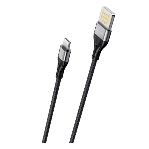 Кабель Borofone USB Cable to Lightning Tasteful 1.2m Black (BU11): Длина 1.2 м
