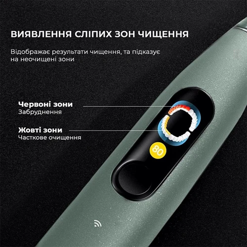 Зубная щетка Oclean X Ultra Green фото 5