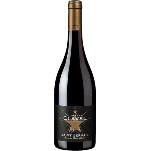 Вино "Les Grands Chais de France Domaine Clavel Syrius Cotes du Rhone Villages" Saint-Gervais Rouge червоне сухе 13.5% 0.75 л