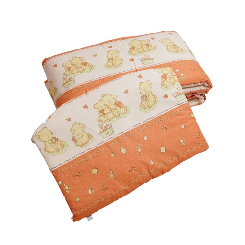 Бампер Twins Comfort Мишки со звездочкой терракотовый (2051-С-018)