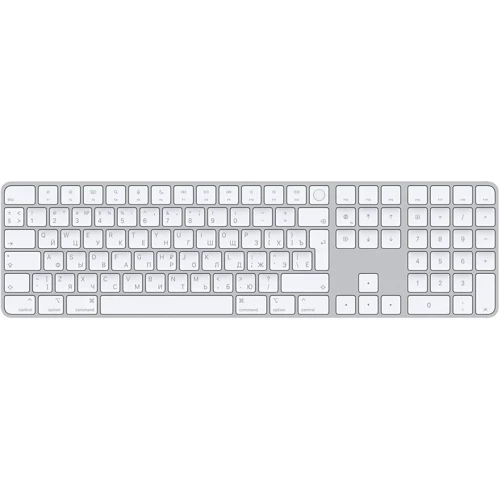 Аксесуар для Mac Apple Magic Keyboard with Touch ID and Numeric Keypad with White Keys (MK2C3) 2021