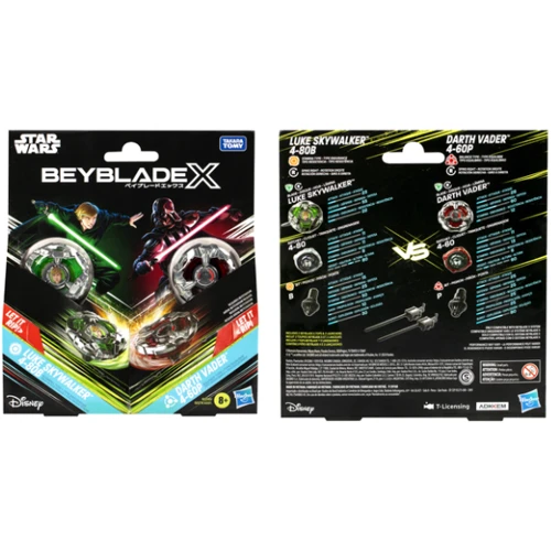 Набор игрушечный HASBRO BEYBLADE из двух волчков Звездных Войн и пускового устройства серии BeyBlade X (G0279_F9589) фото 5