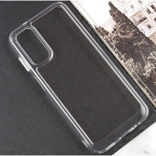 Чохол для телефона Mobile Case TPU+PC Metal Buttons Clear для Samsung A047 Galaxy A04s: Колір прозорий