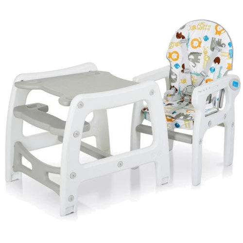 Стульчик для кормления Bambi M 1563 (animal grey): Материал пластик