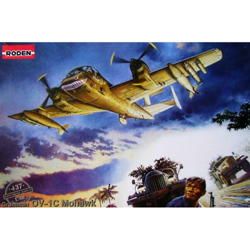 Модель Roden Самолет Grumman OV-1C Mohawk (RN437)
