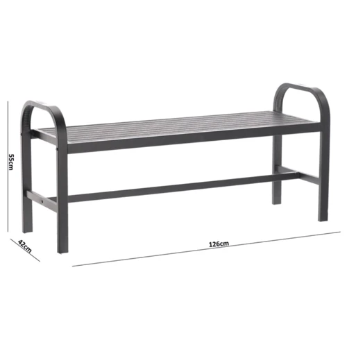 Скамейка для сада Chomik Garden Line Gardineo 126x42x55 см (5900779835122)