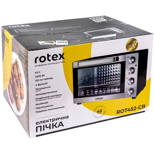 Электродуховка настольная Rotex ROT452-CB фото 5