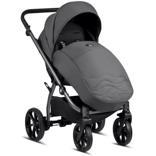 Коляска універсальна 2в1 Tutis Leo Dark Grey (1222103): Кількість блоків 2