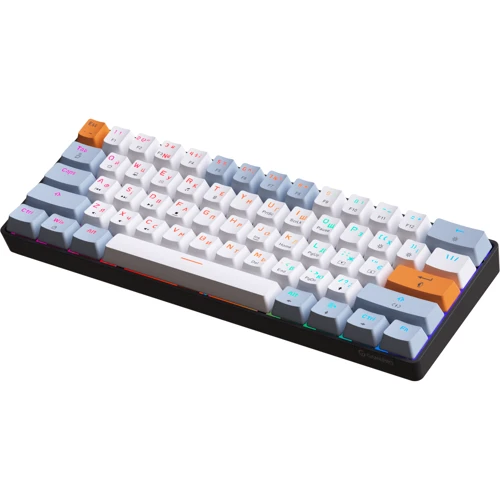 Клавиатура GamePro MK130R (Red) с Hot-Swap RGB Black: Интерфейс подключения USB