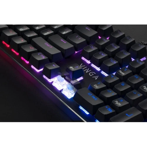 Клавиатура Vinga KBGSM120 Black: Тип клавиатуры игровая