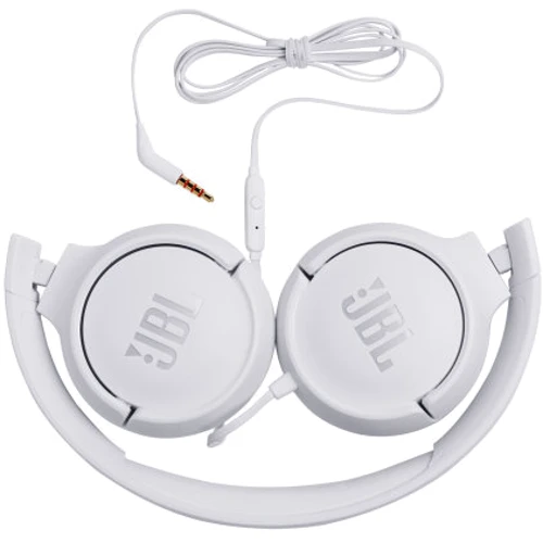 Наушники JBL 500, White (JBLT500WHT): Тип конструкции полноразмерные