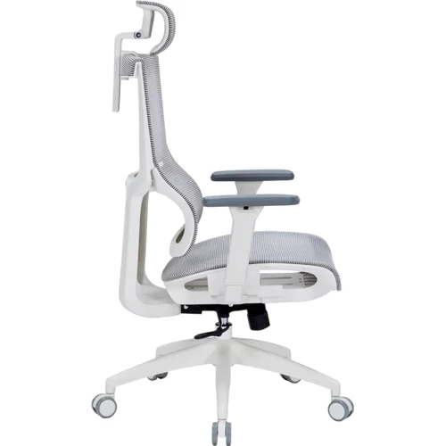 Офісне крісло Officepro Elegant OC660-W-LG-LG: Матеріал корпусу пластик, метал