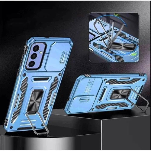 Чехол для телефонов Mobile Case Camshield Army Ring Light Blue for Samsung A366 Galaxy A36 5G / A566 Galaxy A56 5G: Цвет голубой