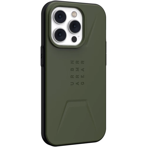 Чохол для iPhone Urban Armor Gear UAG Графічний Magsafe Olive (114038117272) for iPhone 14 Pro: Матеріали силикон