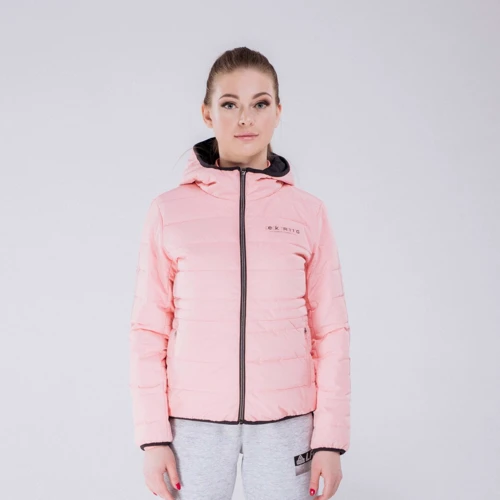 Куртка Peak FW584072-PIN 40 розовая демисезон с капюшоном